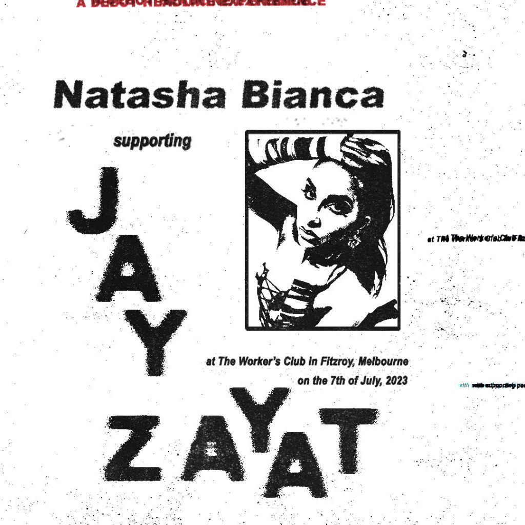 Natasha Bianca Supporting Jay Zayat
